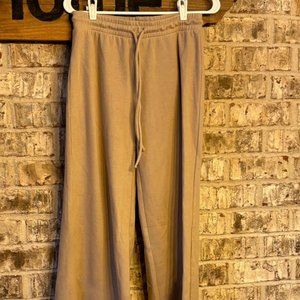 NWT! Tan Wide Leg Zara Cozy Pants